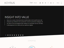 Tablet Screenshot of keyrus.fr