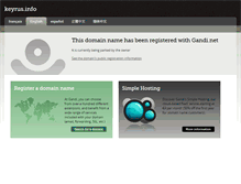 Tablet Screenshot of keyrus.info