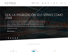 Tablet Screenshot of keyrus.es