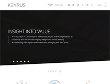 Tablet Screenshot of keyrus.com